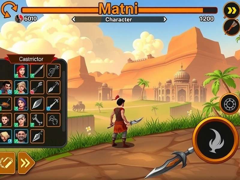 Margao Legendary Quest gameplay screenshot showing character in Indian landscape